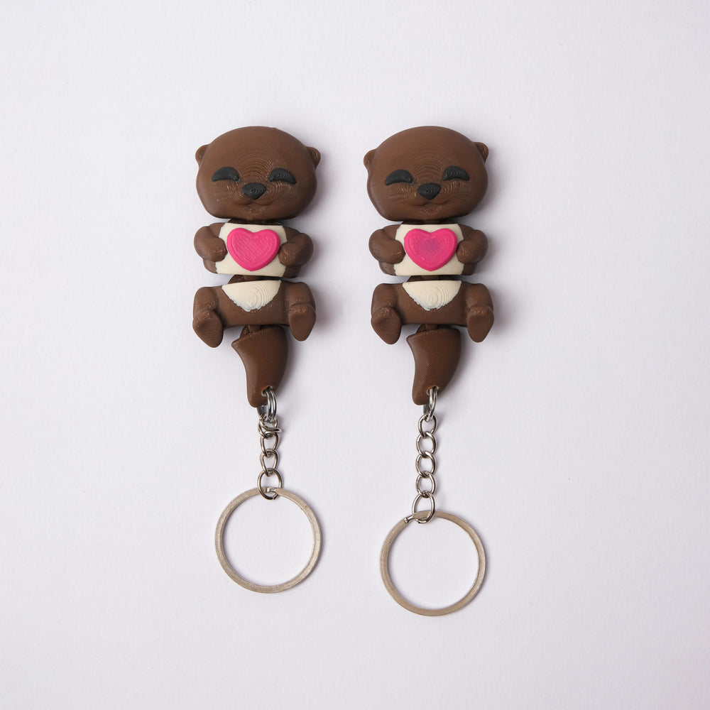 Flexi Baby Otters- MagniMates Keychains