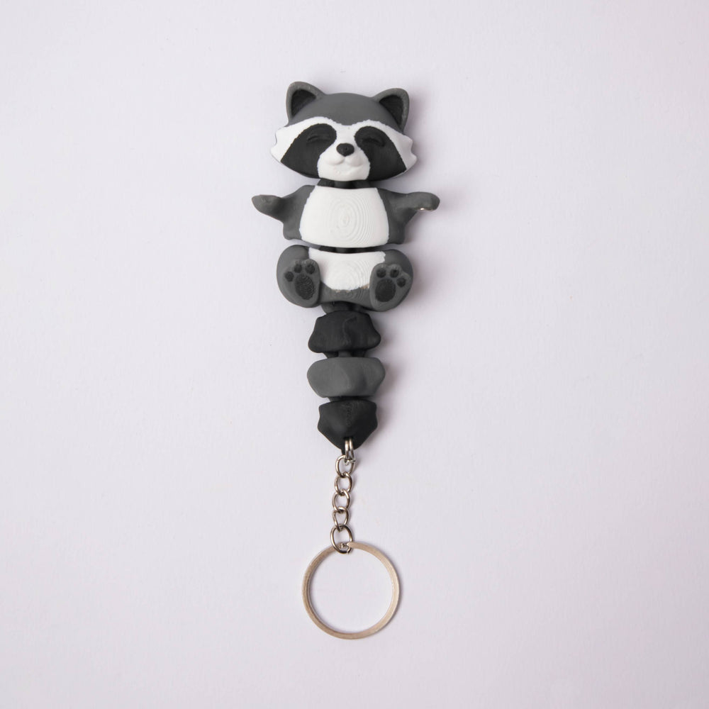 Flexi Raccoon - MagniMates Keychain