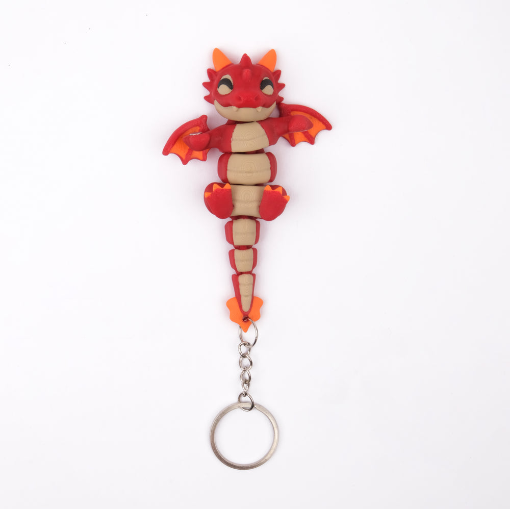 Flexi Dragon - MagniMates Keychain