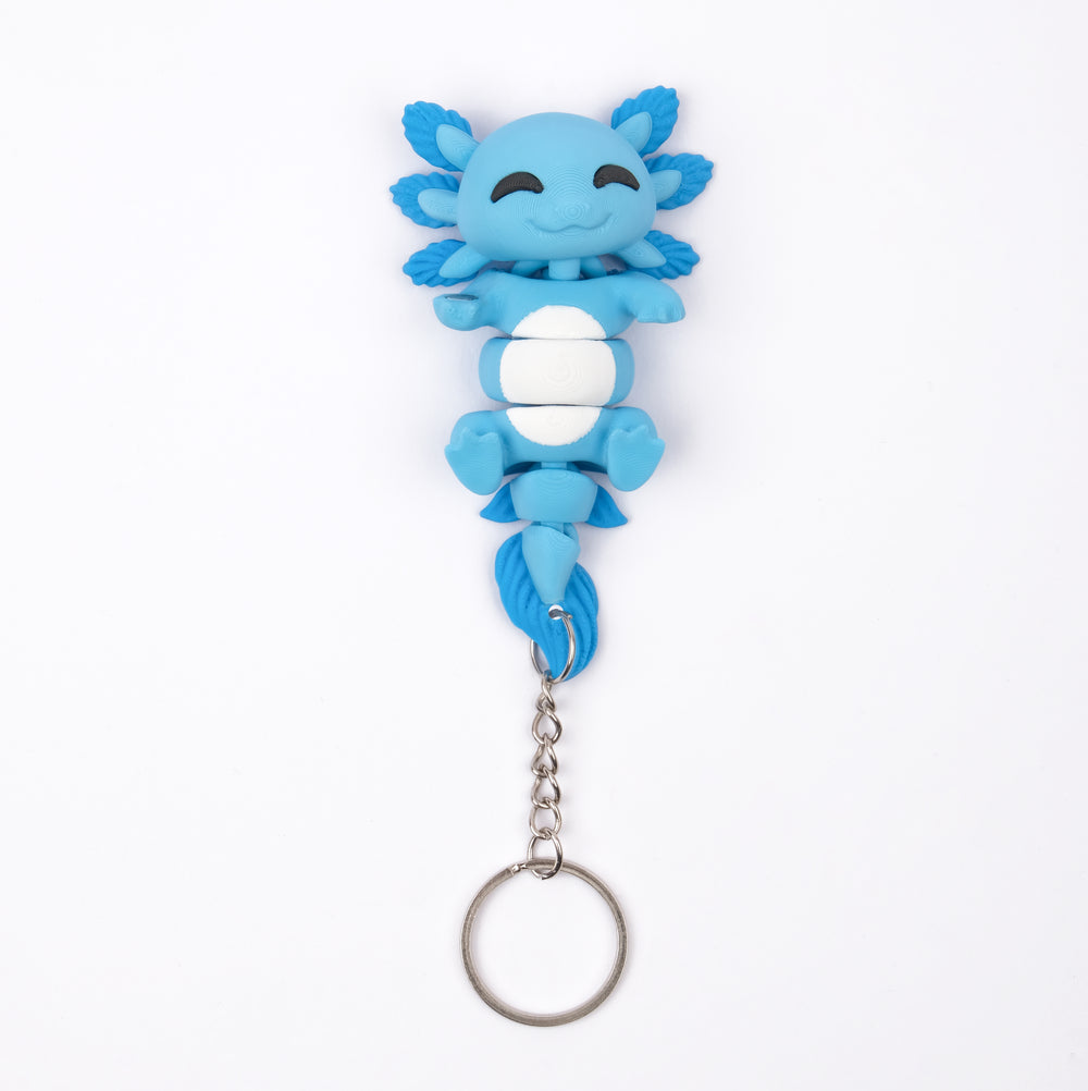 Flexi Axolotl - MagniMates Keychain