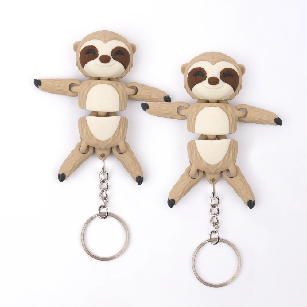 Flexi Sloth - MagniMates Keychain