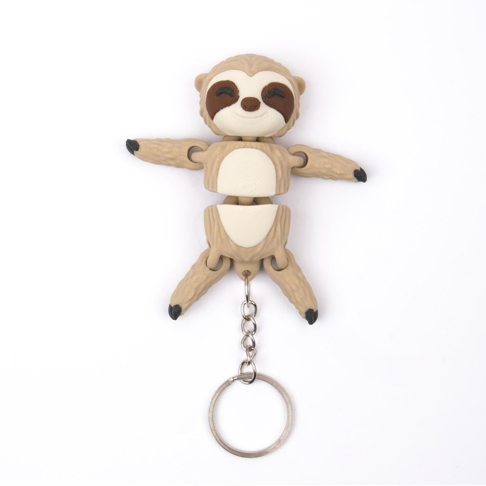Flexi Sloth - MagniMates Keychain